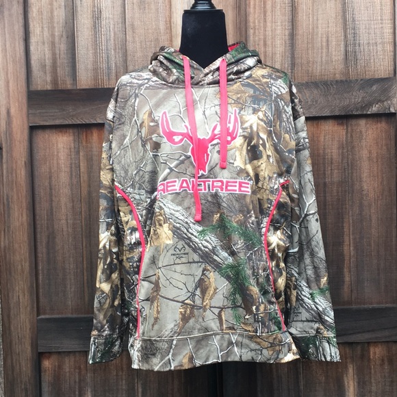 3/$20 Canyon Realtree Camo Antlers Hoody - Picture 2 of 7